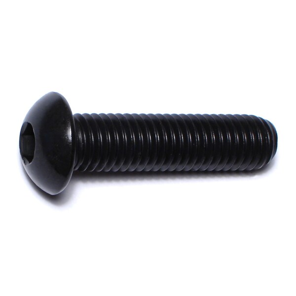 Midwest Fastener M10-1.50 Socket Head Cap Screw, Button, Black Oxide Steel, 40 mm Length, 2 PK 75994 - main